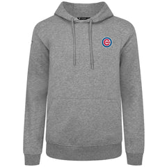 Chicago Cubs Levelwear Podium Primary Pullover Hoodie - Gray Hoodies