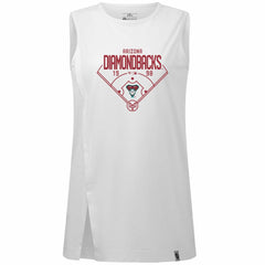 Arizona Diamondbacks Levelwear Women's Influx Home Field Tank Top - White Tanks