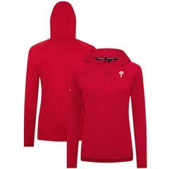 Philadelphia Phillies Levelwear Women's Raven Insignia 2.0 Quarter-Zip Jacket - Red Jackets