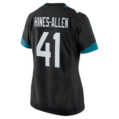 Josh Hines-Allen Jacksonville Jaguars Women's Alternate Player Game Jersey - Black Jerseys