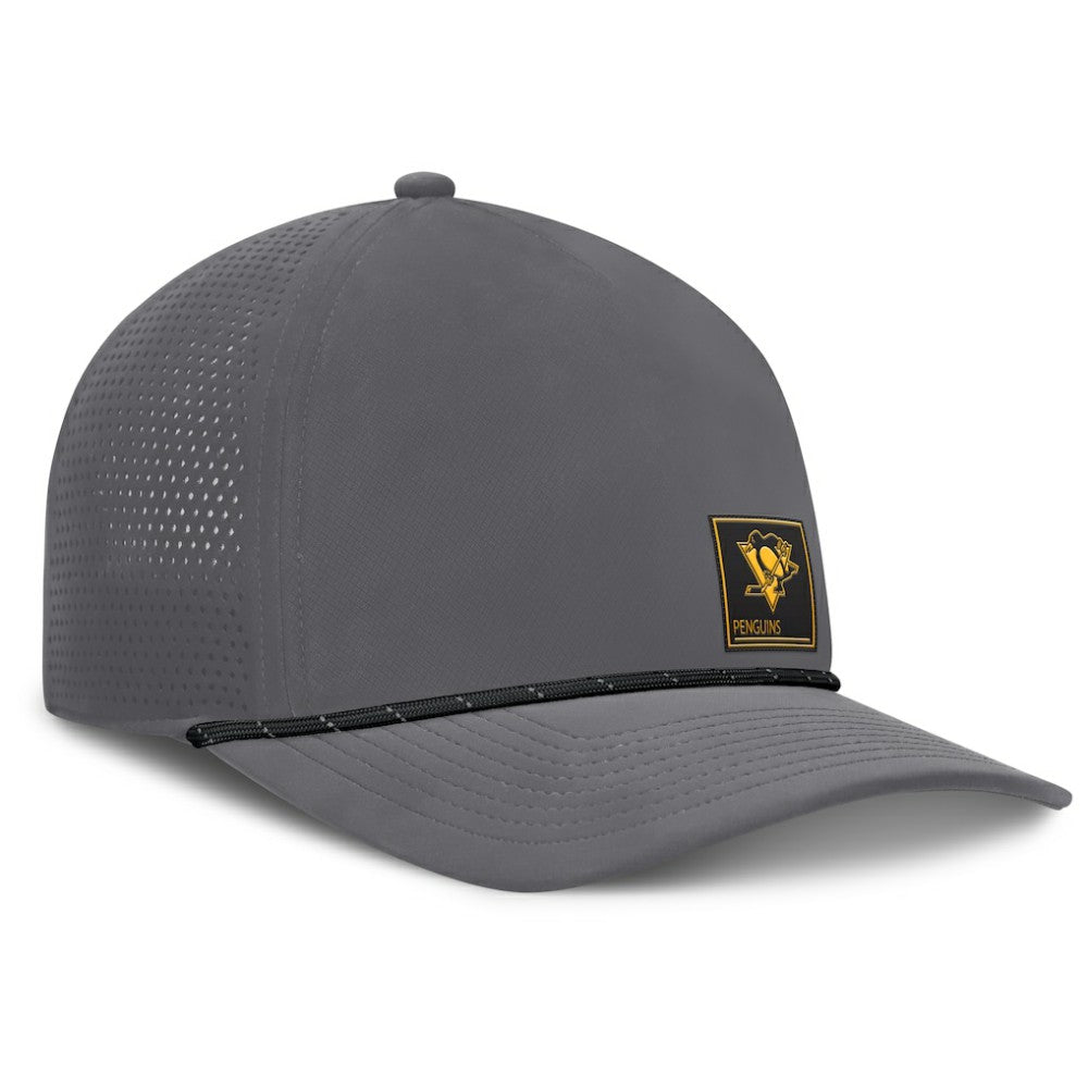Pittsburgh Penguins Fanatics Captain Rope Adjustable Hat - Gray | US 201984010