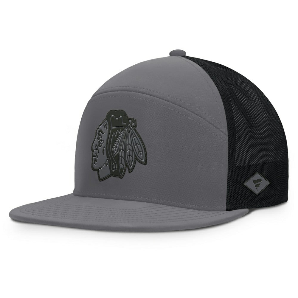 Chicago Blackhawks Fanatics Fairweather Adjustable Hat - Charcoal | US 201984017