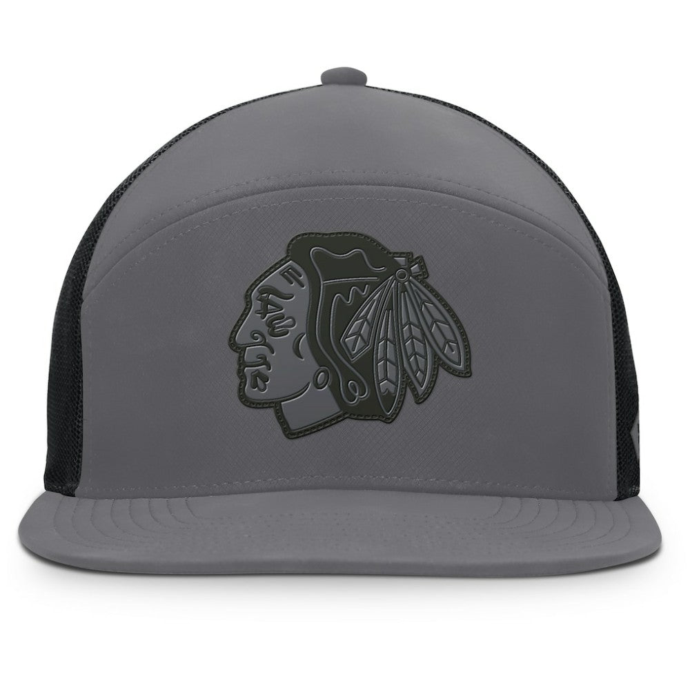 Chicago Blackhawks Fanatics Fairweather Adjustable Hat - Charcoal | US 201984017