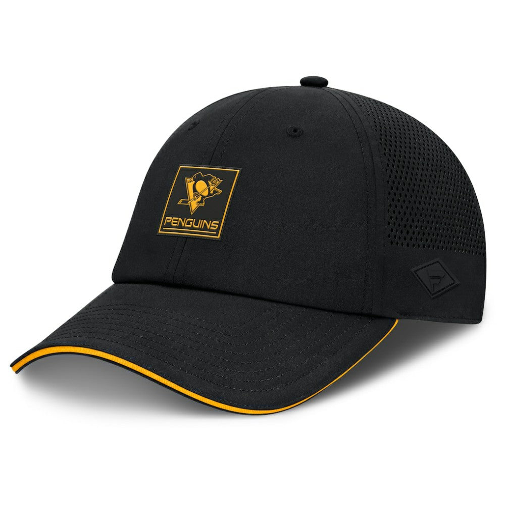 Pittsburgh Penguins Fanatics Driver Adjustable Hat - Black | US 201984028