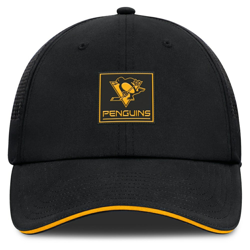 Pittsburgh Penguins Fanatics Driver Adjustable Hat - Black | US 201984028