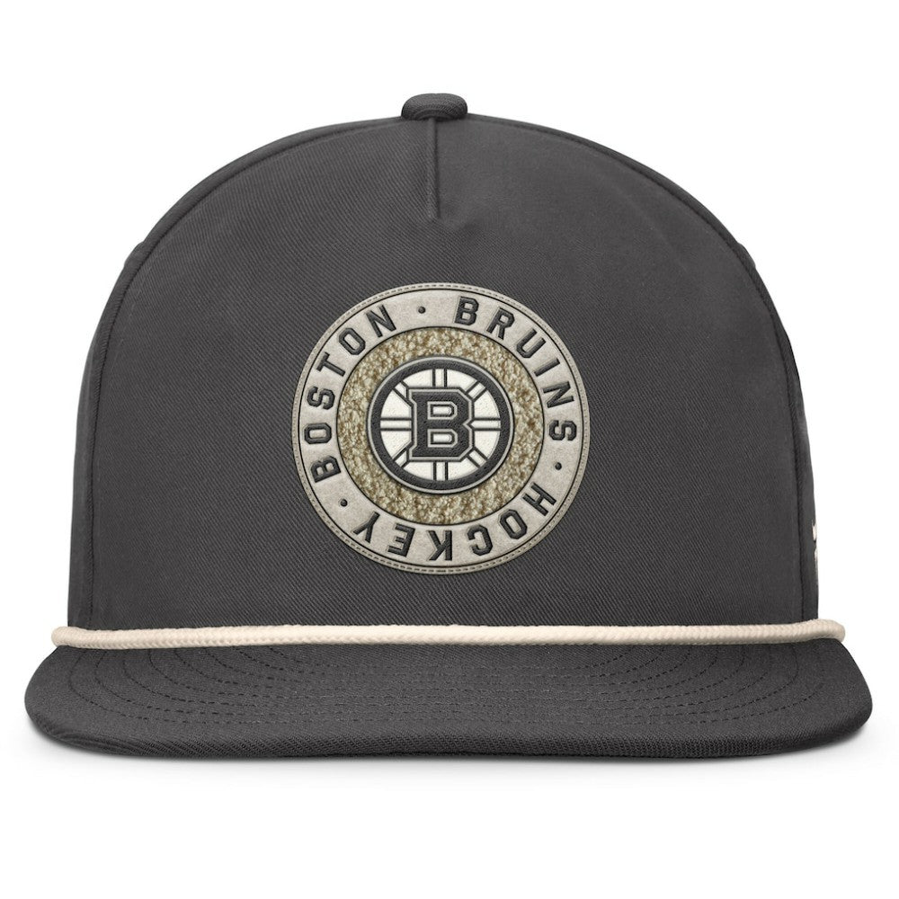 Boston Bruins Fanatics Closer Adjustable Hat - Charcoal | US 201984033