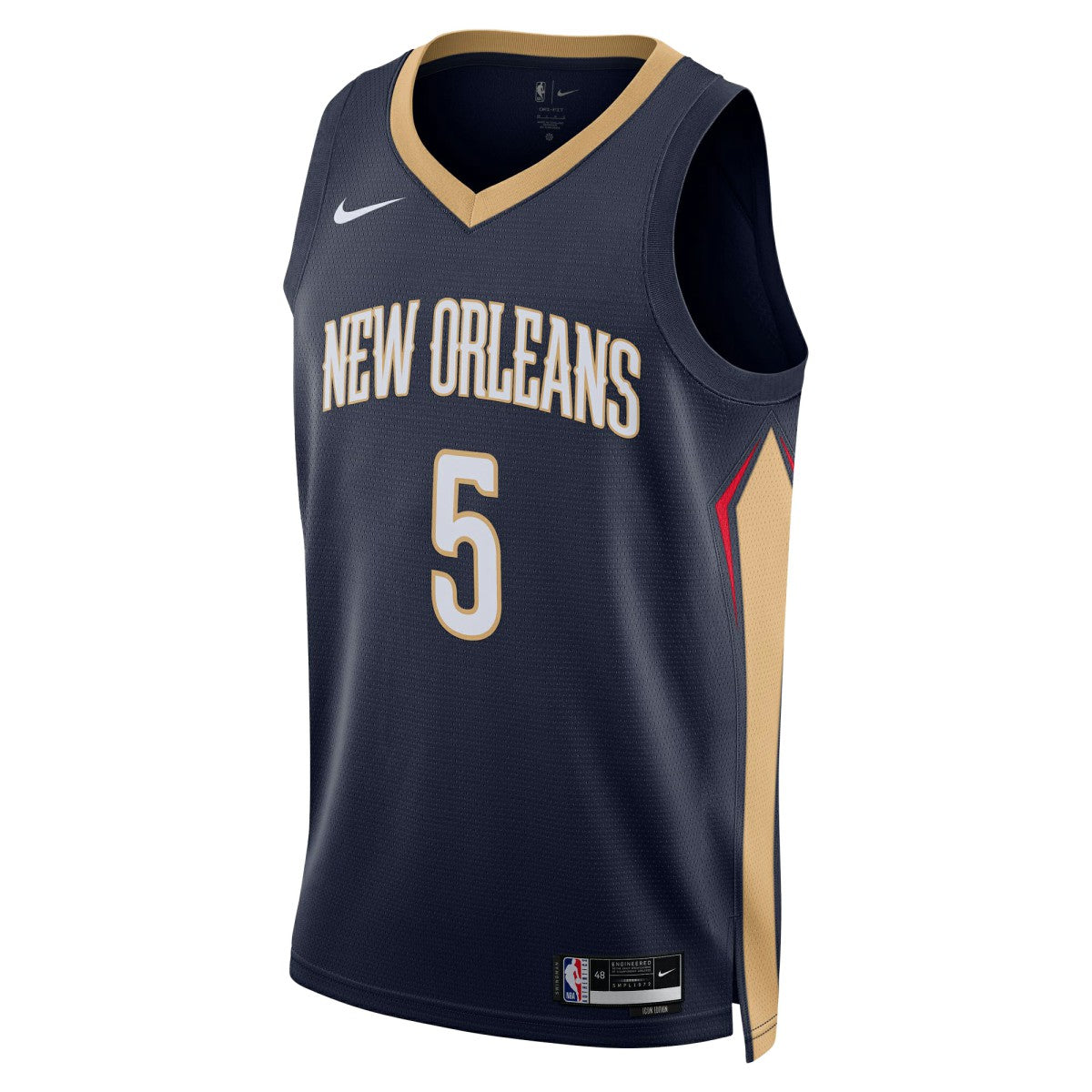 Dejounte Murray New Orleans Pelicans Unisex 2024 Offseason Addition Swingman Jersey Navy - Nike