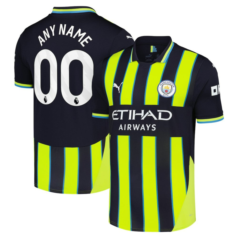 Manchester City 2024/25 Away Replica Custom Jersey Navy - Puma outlet