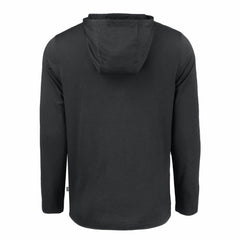 Cincinnati Reds Cutter & Buck Coastline Epic Comfort Recycled Eco Hoodie Long Sleeve T-Shirt - Black Hoodies