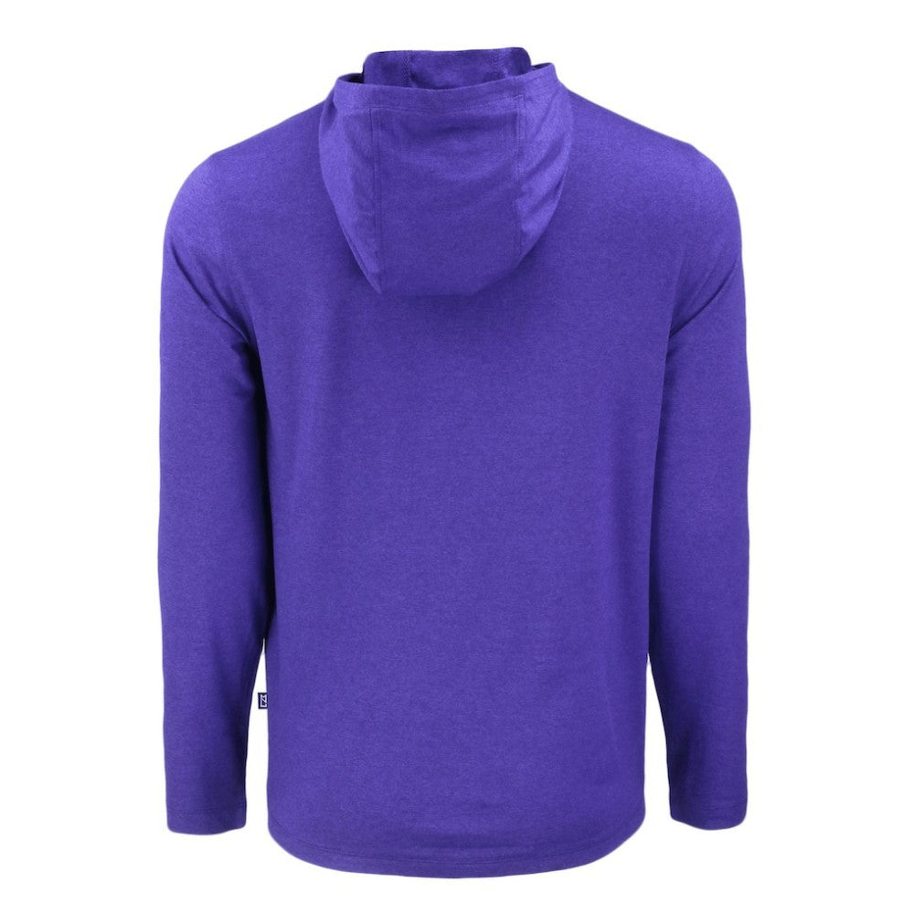 Arizona Diamondbacks Cutter & Buck Coastline Epic Comfort Recycled Eco Hoodie Long Sleeve T-Shirt - Purple Hoodies