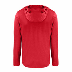 Minnesota Twins Cutter & Buck Coastline Epic Comfort Recycled Eco Hoodie Long Sleeve T-Shirt - Red Hoodies
