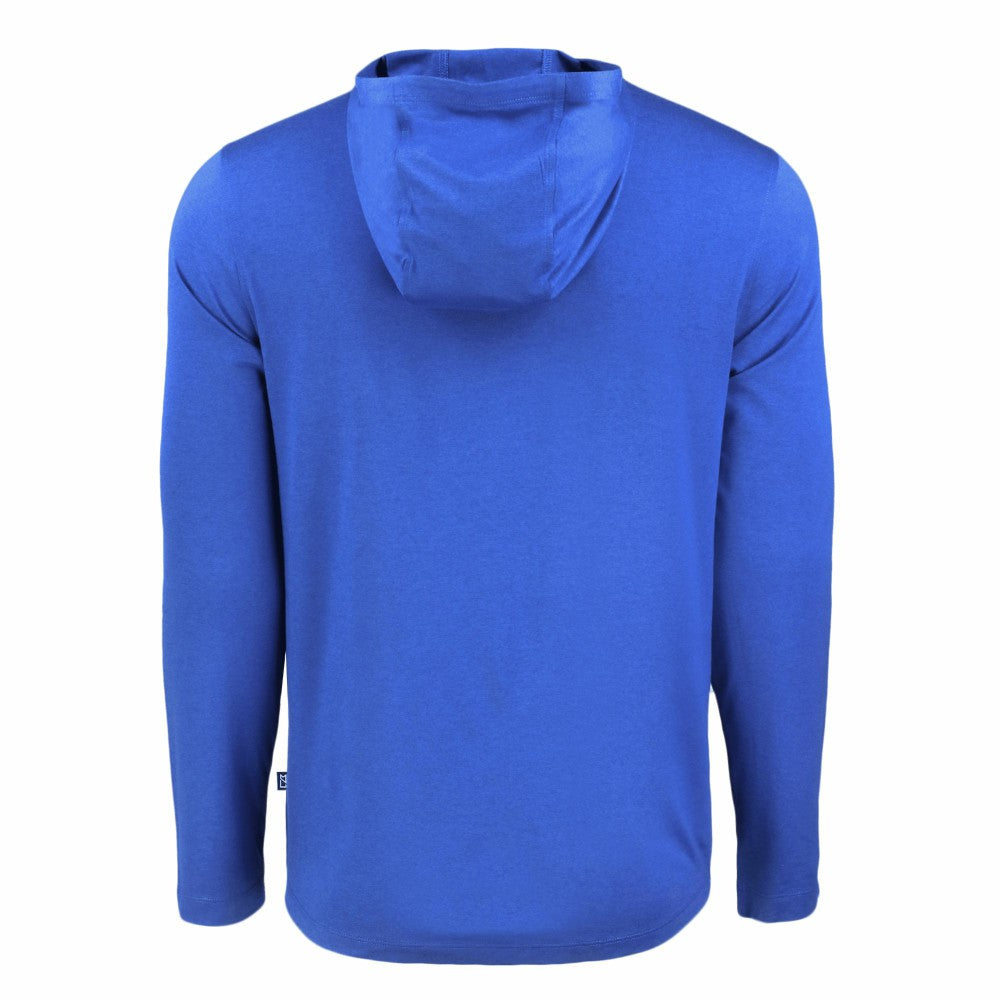 Kansas City Royals Cutter & Buck Coastline Epic Comfort Recycled Eco Hoodie Long Sleeve T-Shirt - Royal Hoodies