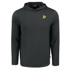 Athletics Cutter & Buck Coastline Epic Comfort Recycled Eco Hoodie Long Sleeve T-Shirt - Black Hoodies