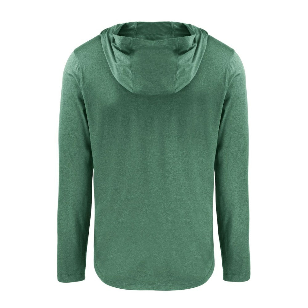 Athletics Cutter & Buck Coastline Epic Comfort Recycled Eco Hoodie Long Sleeve T-Shirt - Green Hoodies