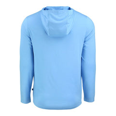 Philadelphia Phillies Cutter & Buck Coastline Epic Comfort Recycled Eco Hoodie Long Sleeve T-Shirt - Light Blue Hoodies