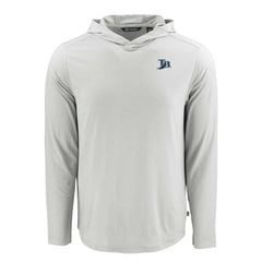 Tampa Bay Rays Cutter & Buck Coastline Epic Comfort Recycled Eco Hoodie Long Sleeve T-Shirt - Gray Hoodies