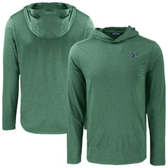 Tampa Bay Rays Cutter & Buck Coastline Epic Comfort Recycled Eco Hoodie Long Sleeve T-Shirt - Hunter Green Hoodies