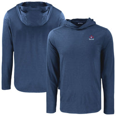 Toronto Blue Jays Cutter & Buck Coastline Epic Comfort Recycled Eco Hoodie Long Sleeve T-Shirt - Navy Hoodies