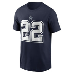 Emmitt Smith Dallas Cowboys Retired Player Name & Number T-Shirt - Navy T-shirts