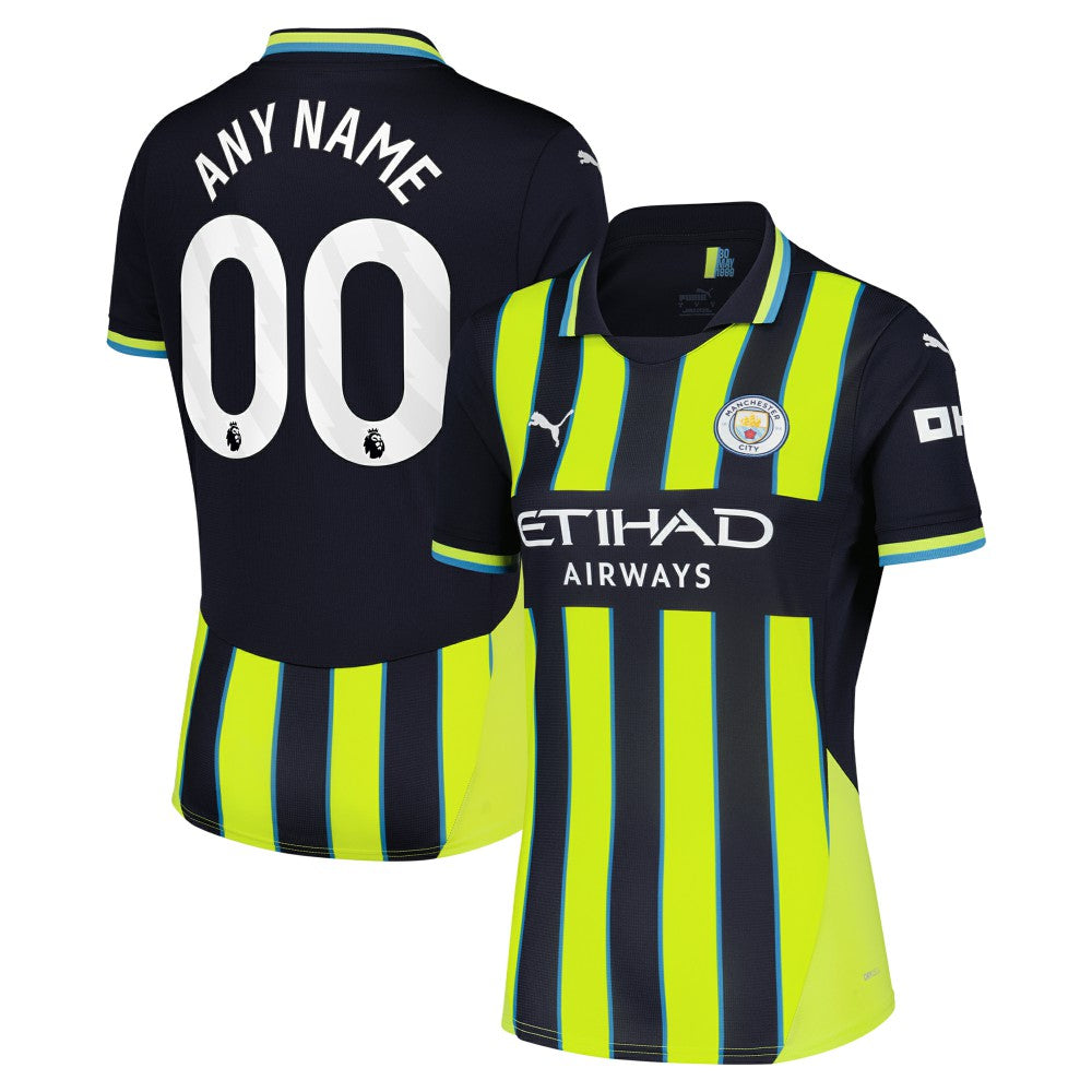 Manchester City Women's 2024/25 Away Replica Custom Jersey Navy - Puma outlet