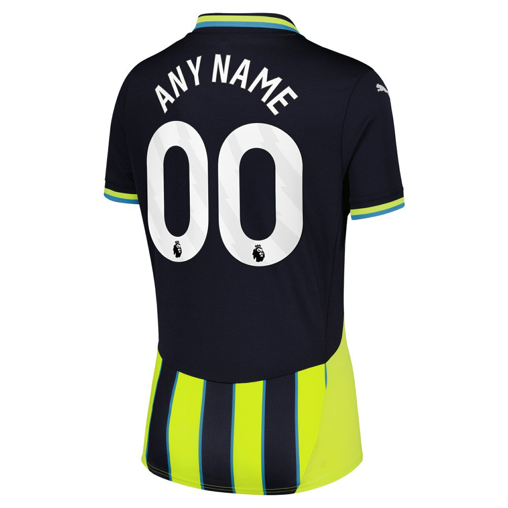Manchester City Women's 2024/25 Away Replica Custom Jersey Navy - Puma outlet