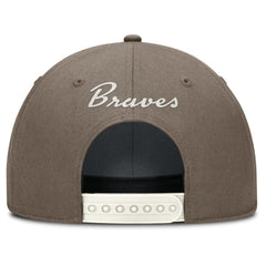 Atlanta Braves Nike Rise Performance Adjustable Hat - Brown Hats