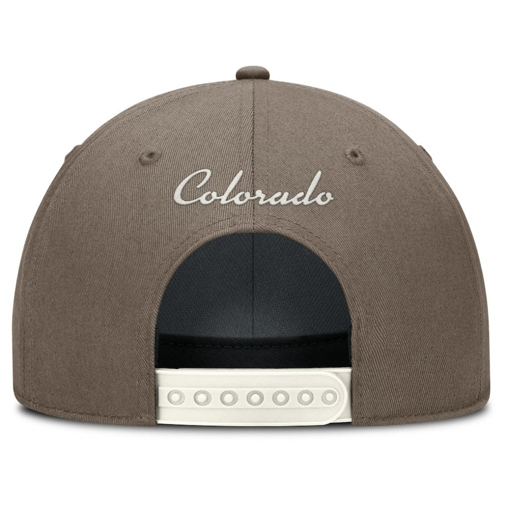 Colorado Rockies Nike Rise Performance Adjustable Hat - Brown Hats