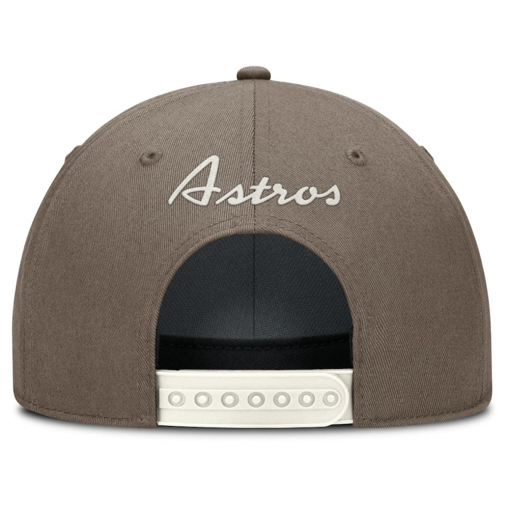 Houston Astros Nike Rise Performance Adjustable Hat - Brown Hats