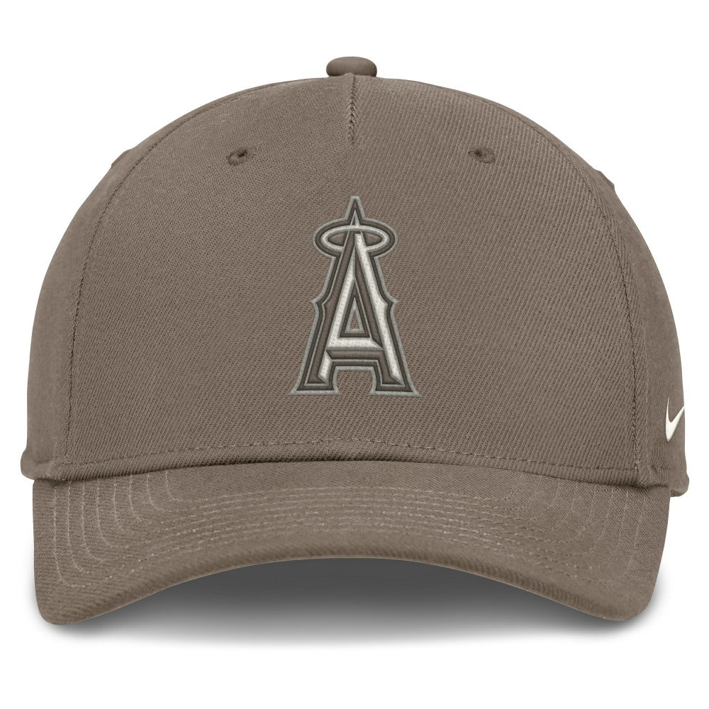 Los Angeles Angels Nike Rise Performance Adjustable Hat - Brown Hats