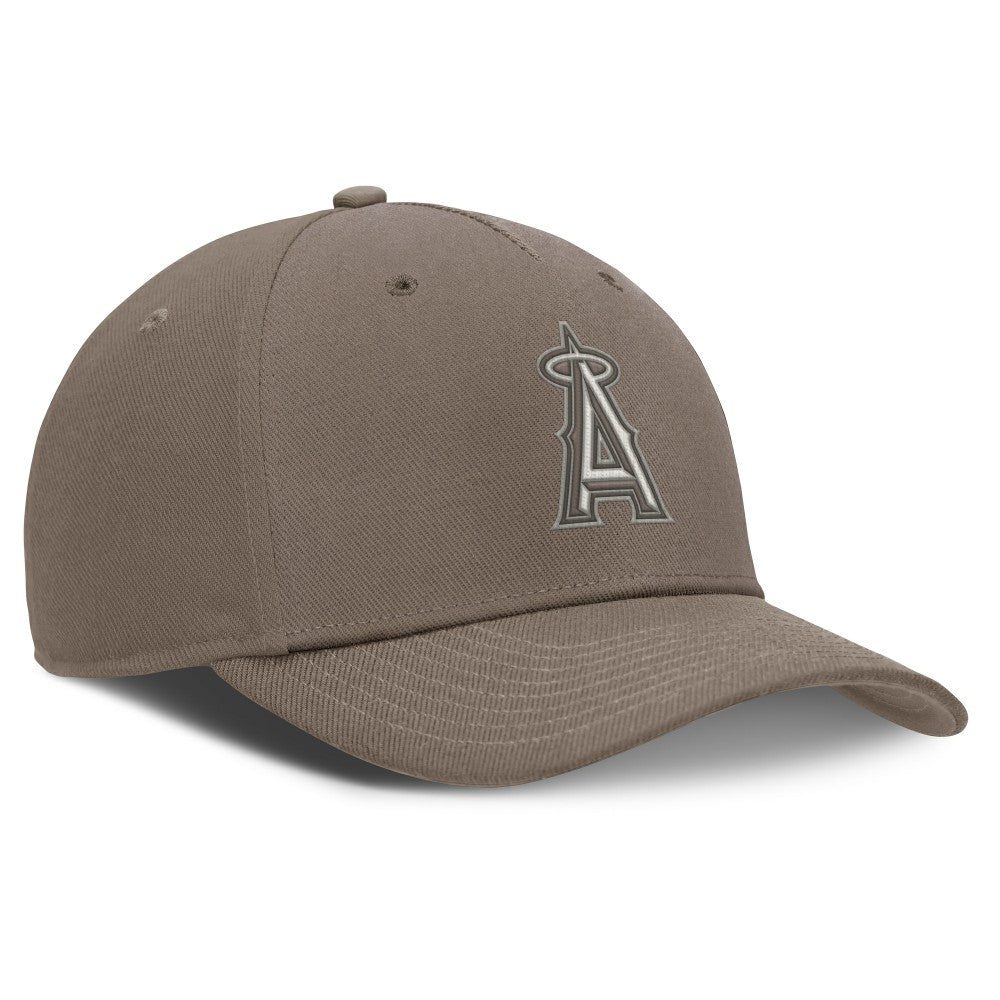 Los Angeles Angels Nike Rise Performance Adjustable Hat - Brown Hats