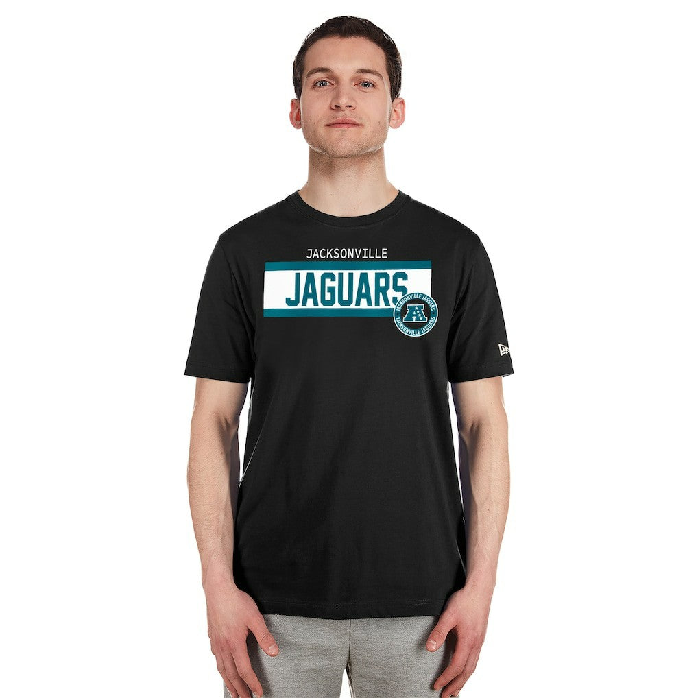 Jacksonville Jaguars New Era 3rd Down High Density Print T-Shirt - Black T-shirts