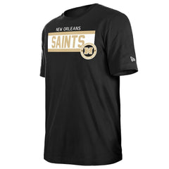 New Orleans Saints New Era 3rd Down High Density Print T-Shirt - Black T-shirts