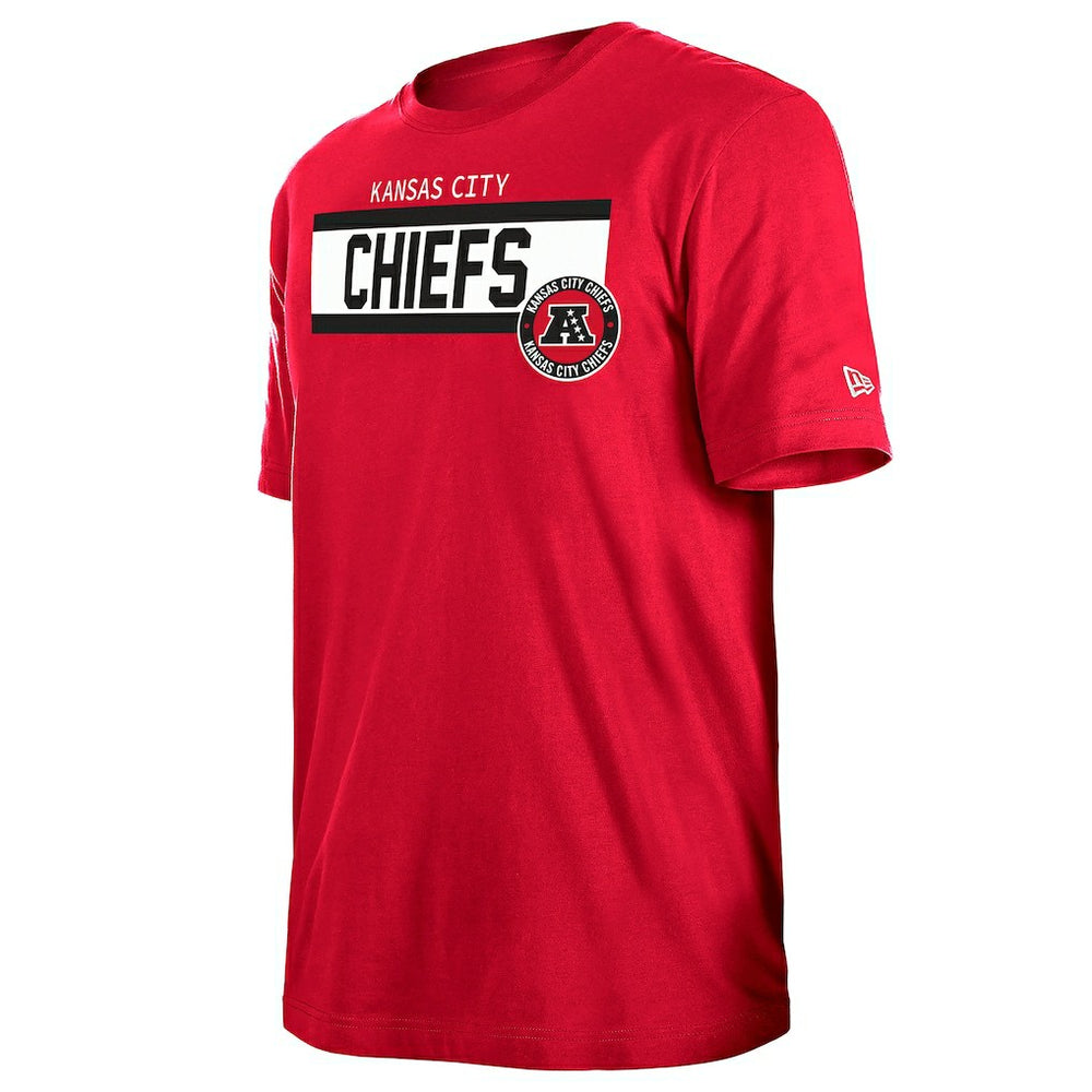 Kansas City Chiefs New Era 3rd Down High Density Print T-Shirt - Red T-shirts