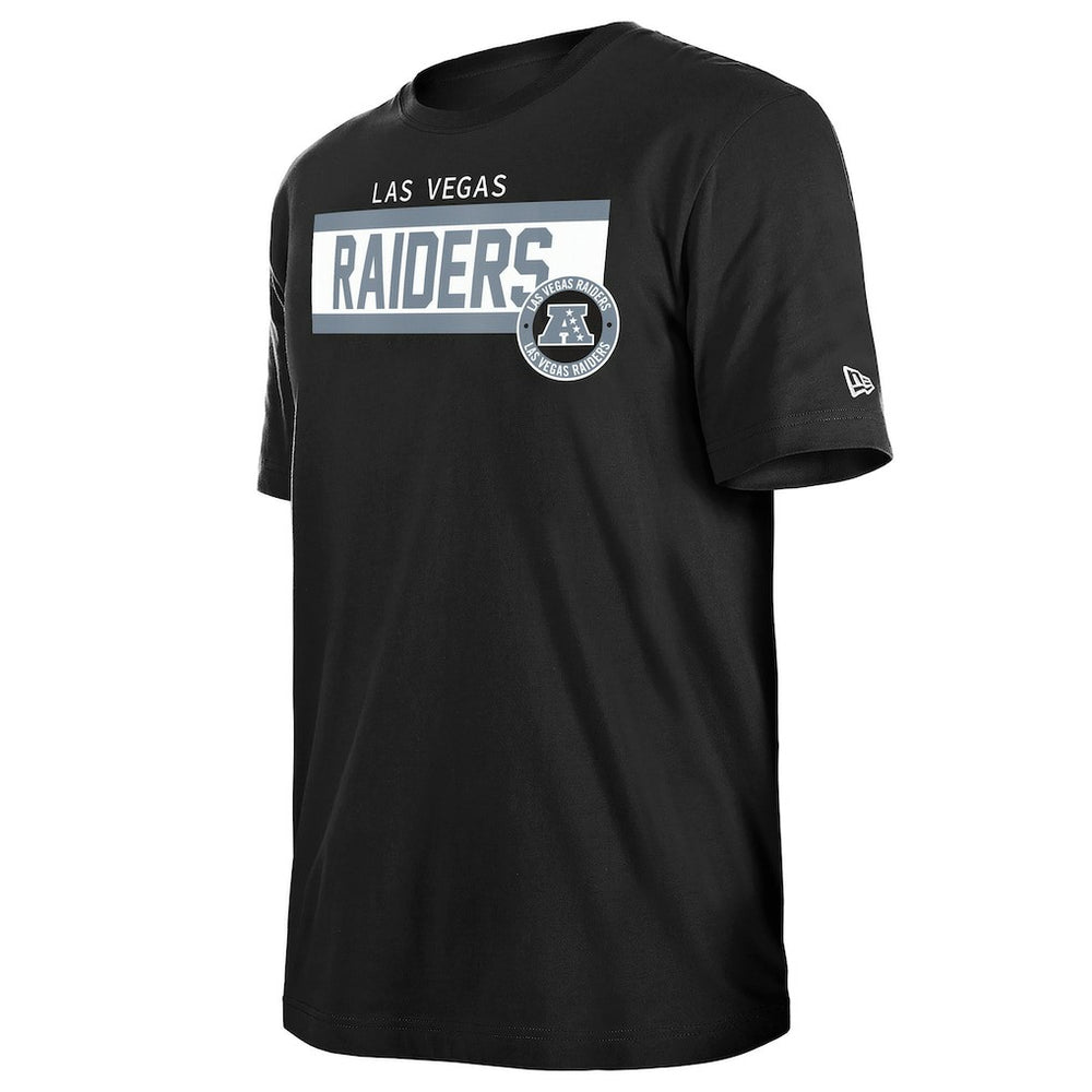 Las Vegas Raiders New Era 3rd Down High Density Print T-Shirt - Black T-shirts