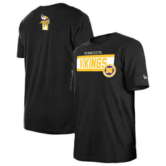 Minnesota Vikings New Era 3rd Down High Density Print T-Shirt - Black T-shirts