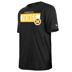 Minnesota Vikings New Era 3rd Down High Density Print T-Shirt - Black T-shirts