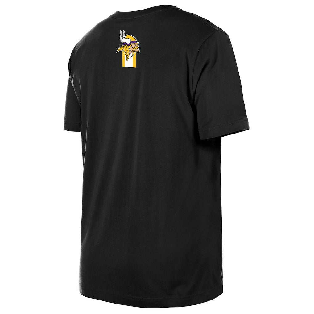 Minnesota Vikings New Era 3rd Down High Density Print T-Shirt - Black T-shirts