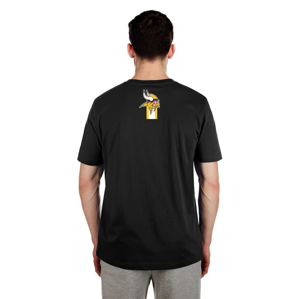Minnesota Vikings New Era 3rd Down High Density Print T-Shirt - Black T-shirts