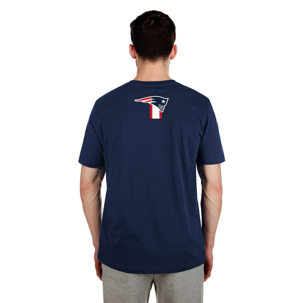 New England Patriots New Era 3rd Down High Density Print T-Shirt - Navy T-shirts