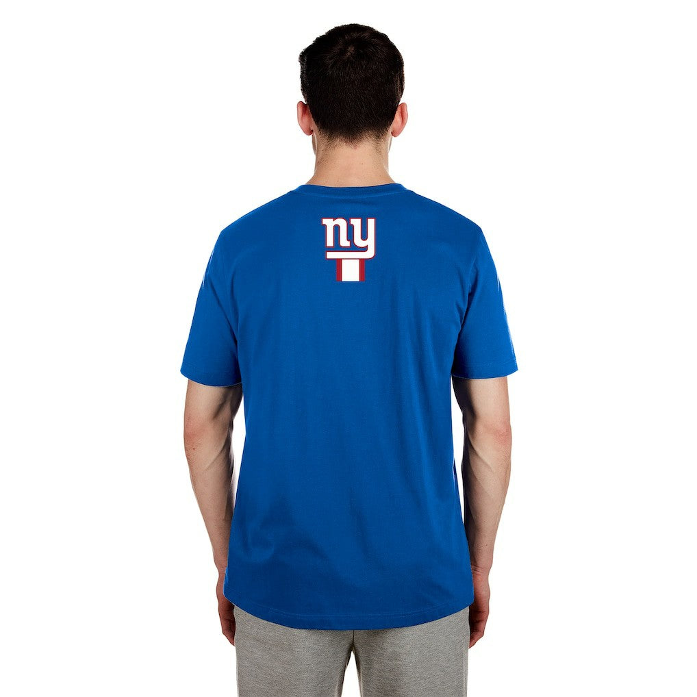 New York Giants New Era 3rd Down High Density Print T-Shirt - Blue T-shirts