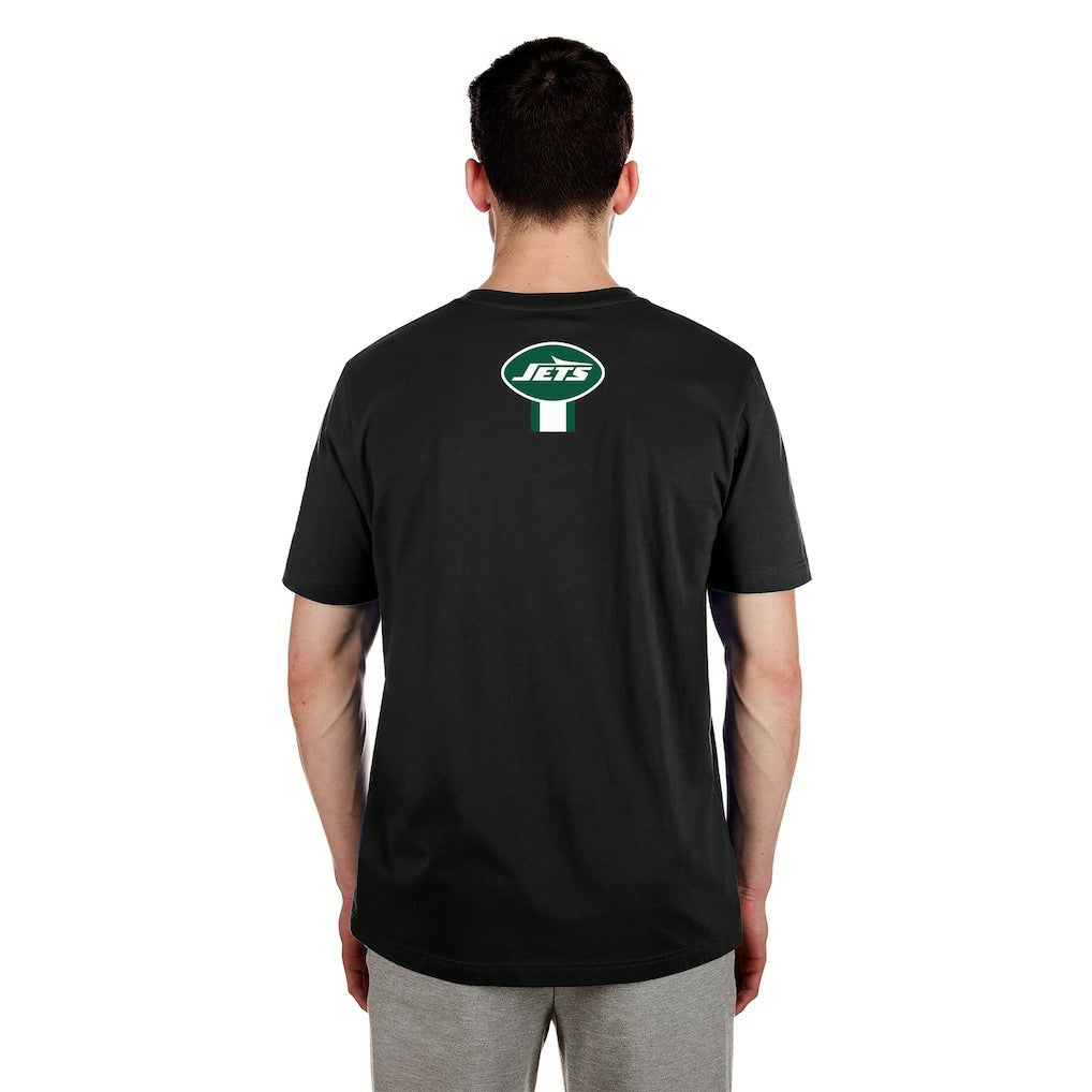 New York Jets New Era 3rd Down High Density Print T-Shirt - Black T-shirts