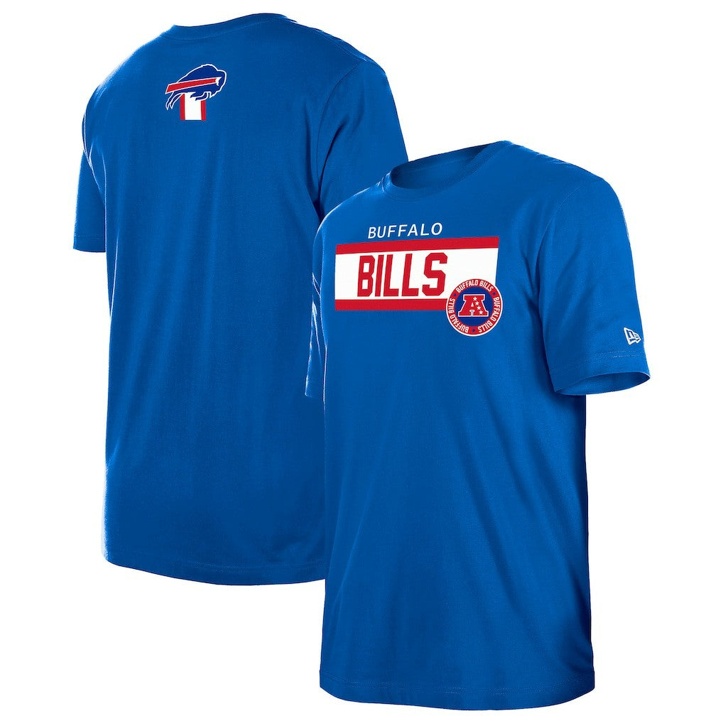 Buffalo Bills New Era 3rd Down High Density Print T-Shirt - Blue T-shirts
