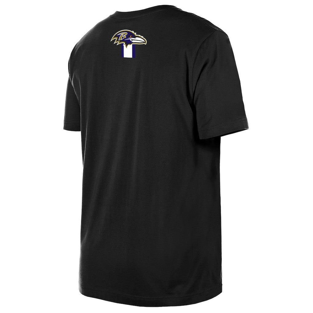 Baltimore Ravens New Era 3rd Down High Density Print T-Shirt - Black T-shirts