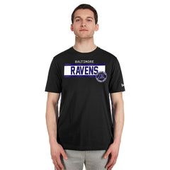 Baltimore Ravens New Era 3rd Down High Density Print T-Shirt - Black T-shirts