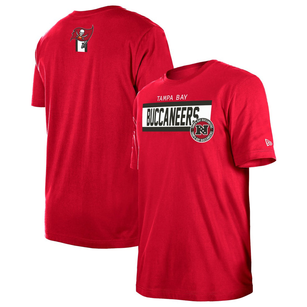 Tampa Bay Buccaneers New Era 3rd Down High Density Print T-Shirt - Red T-shirts