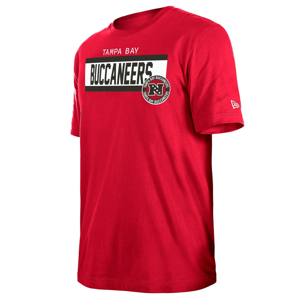 Tampa Bay Buccaneers New Era 3rd Down High Density Print T-Shirt - Red T-shirts
