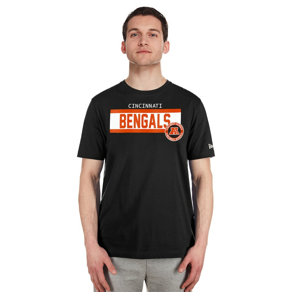 Cincinnati Bengals New Era 3rd Down High Density Print T-Shirt - Black T-shirts