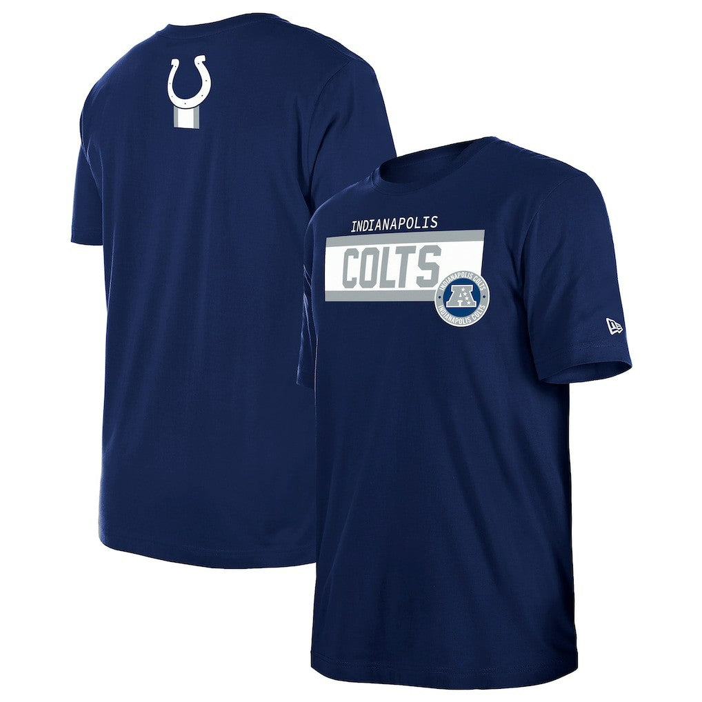 Indianapolis Colts New Era 3rd Down High Density Print T-Shirt - Navy T-shirts