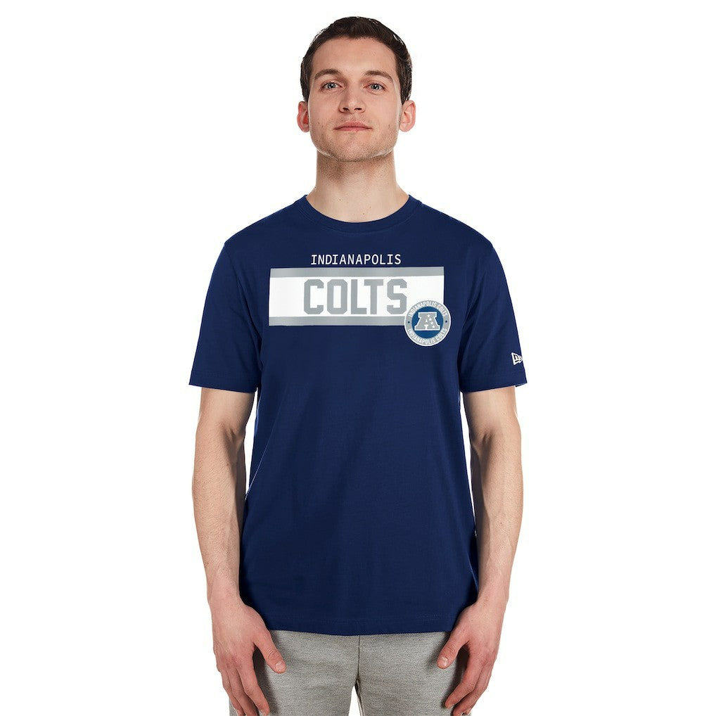 Indianapolis Colts New Era 3rd Down High Density Print T-Shirt - Navy T-shirts