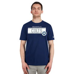Indianapolis Colts New Era 3rd Down High Density Print T-Shirt - Navy T-shirts